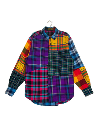 Maasai Shuka Patchwork Shirt - Op.9 <L>