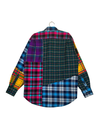 Maasai Shuka Patchwork Shirt - Op.9 <L>