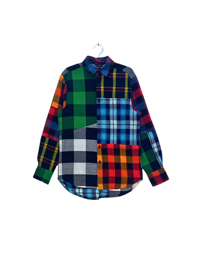 Maasai Shuka Patchwork Shirt - Op.11 <M>