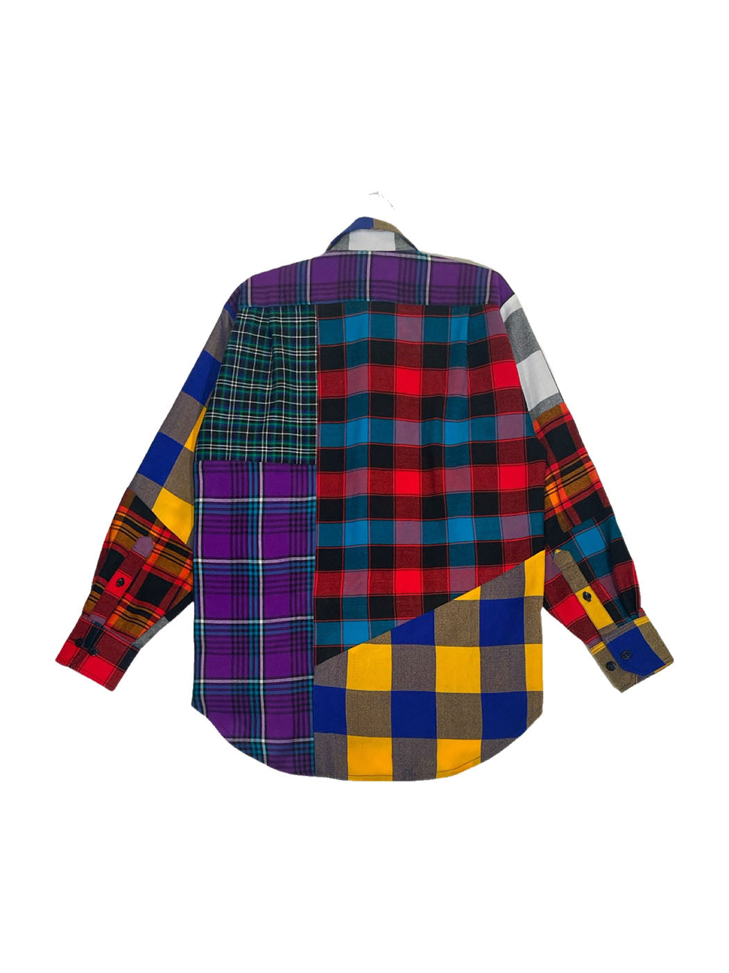 Maasai Shuka Patchwork Shirt - Op.3 <M>