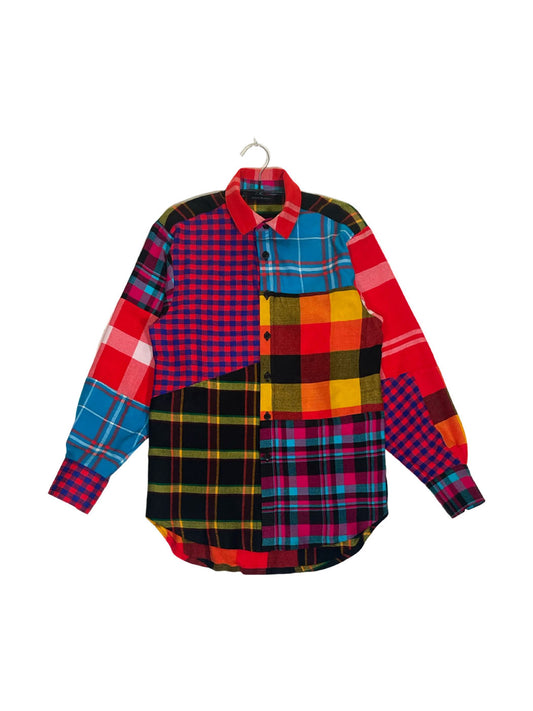 Maasai Shuka Patchwork Shirt - Op.4 <M>