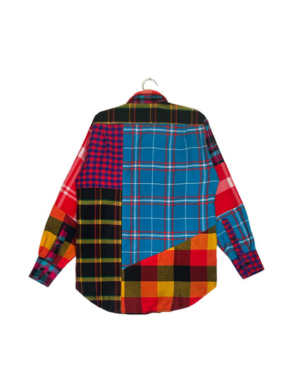 Maasai Shuka Patchwork Shirt - Op.4 <M>