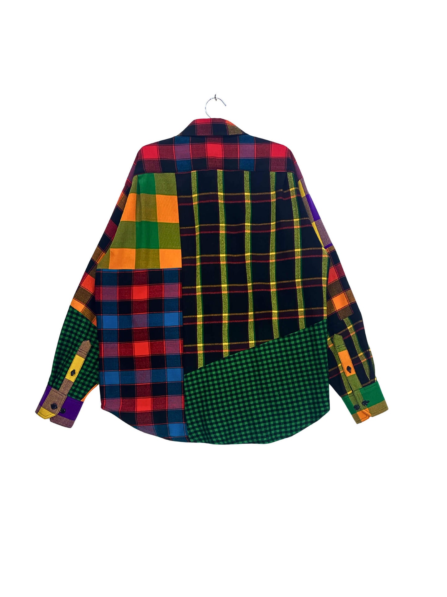 Maasai Shuka Patchwork Shirt - Op.16 <XL>