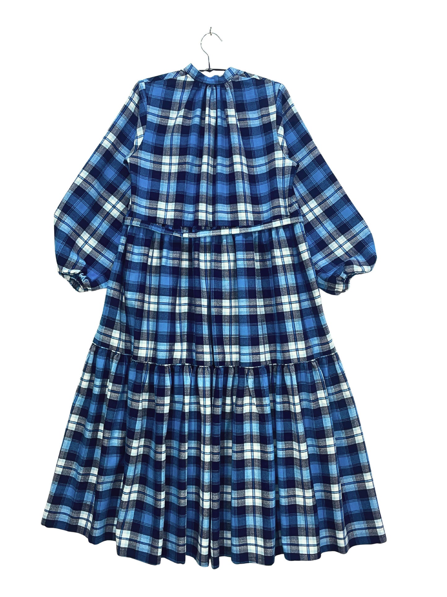 Maasai Shuka Shirt Dress - Long #60 <L>