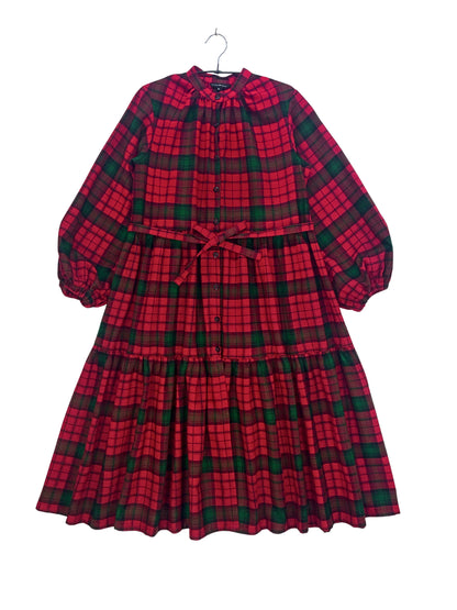 Maasai Shuka Shirt Dress - Long #11 <M>