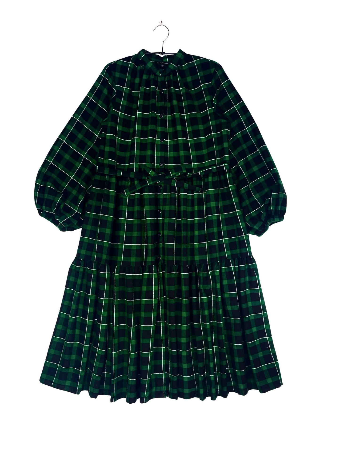 Maasai Shuka Shirt Dress - Long #83 <M>