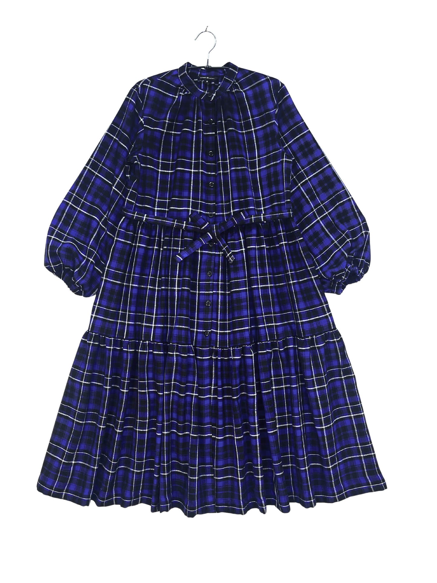 Maasai Shuka Shirt Dress - Long #81 <M>