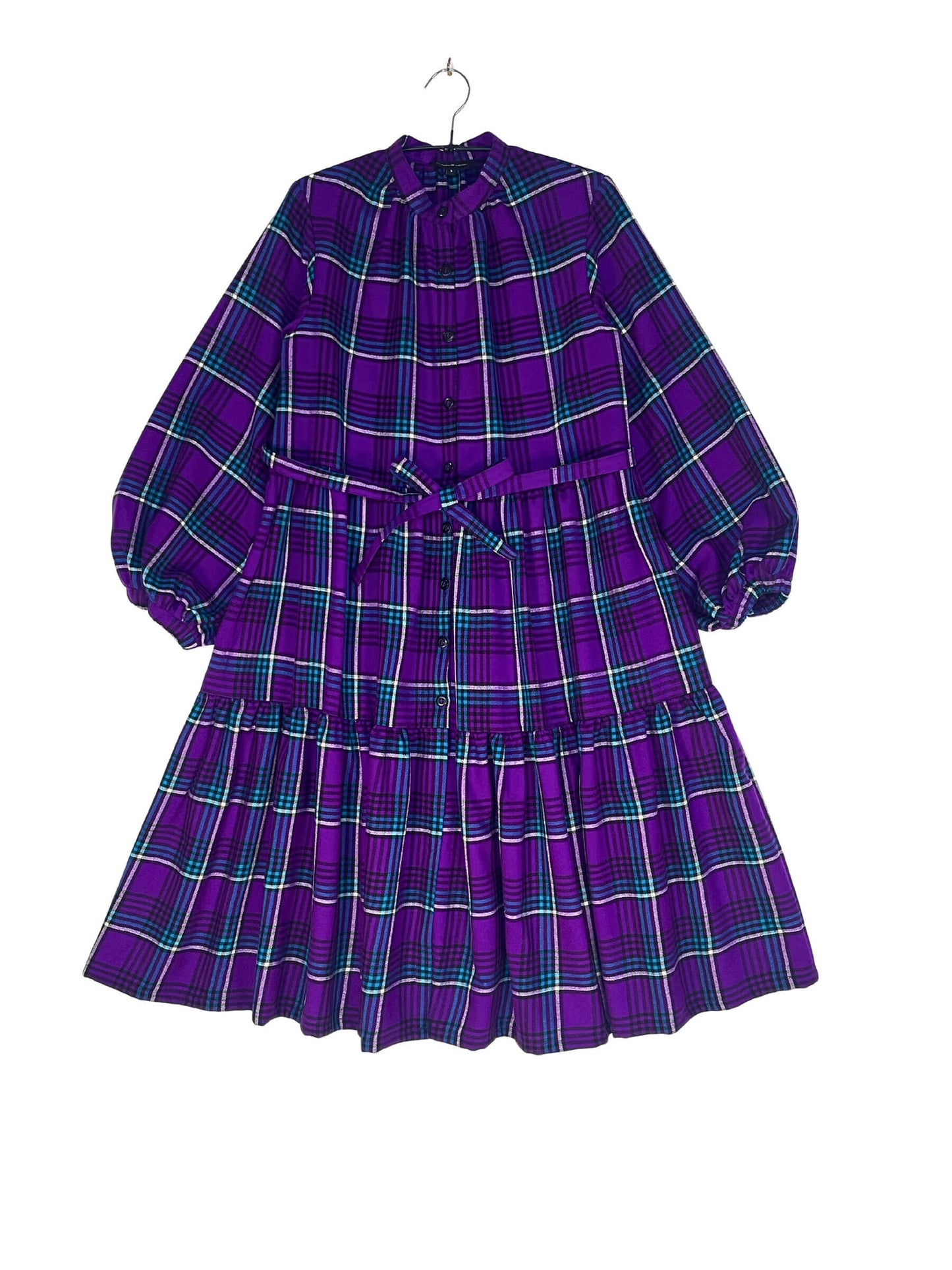 Maasai Shuka Shirt Dress - Long #36 <S>