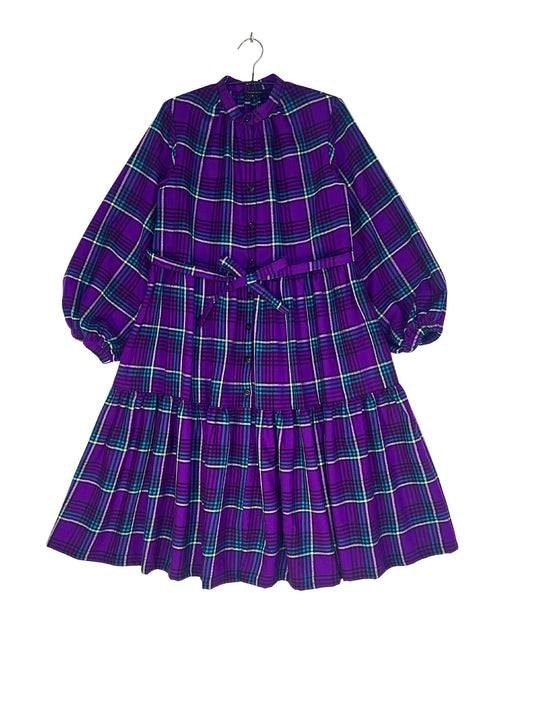 Maasai Shuka Shirt Dress - Long #36 <S>