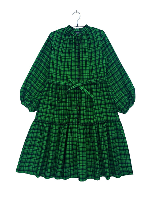 Maasai Shuka Shirt Dress - Long #80 <S>