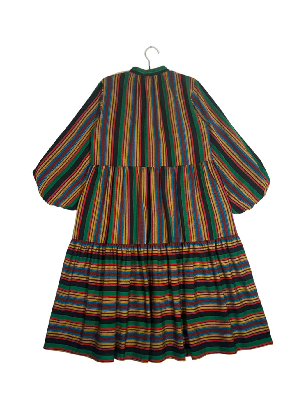 Maasai Shuka Shirt Dress - Long #38 <M>