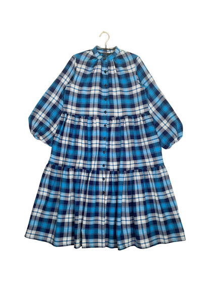 Maasai Shuka Shirt Dress - Long #60 <M>