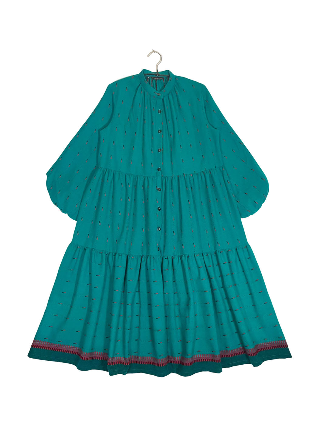 Maasai Shuka Shirt Dress - Long #71 <M>