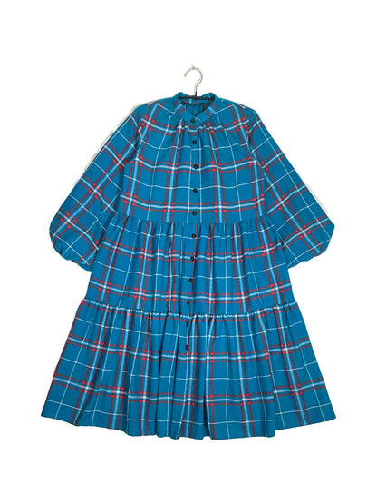 Maasai Shuka Shirt Dress - Long #55 <S>