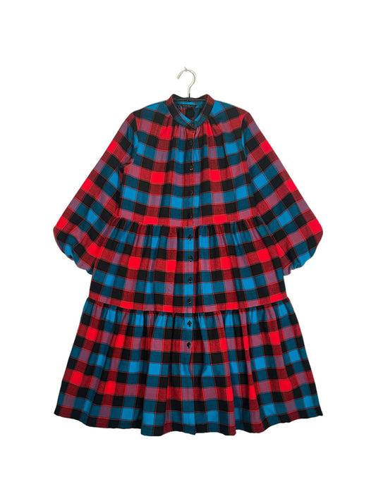 Maasai Shuka Shirt Dress - Long #3 <S>