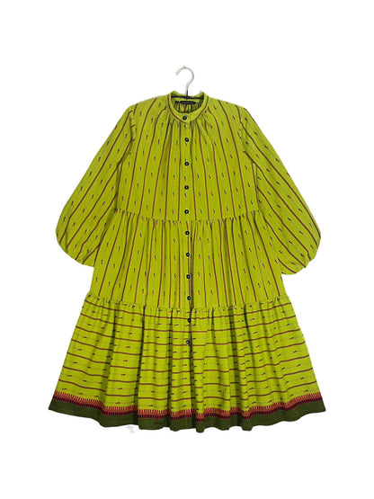 Maasai Shuka Shirt Dress - Long #75 <S>