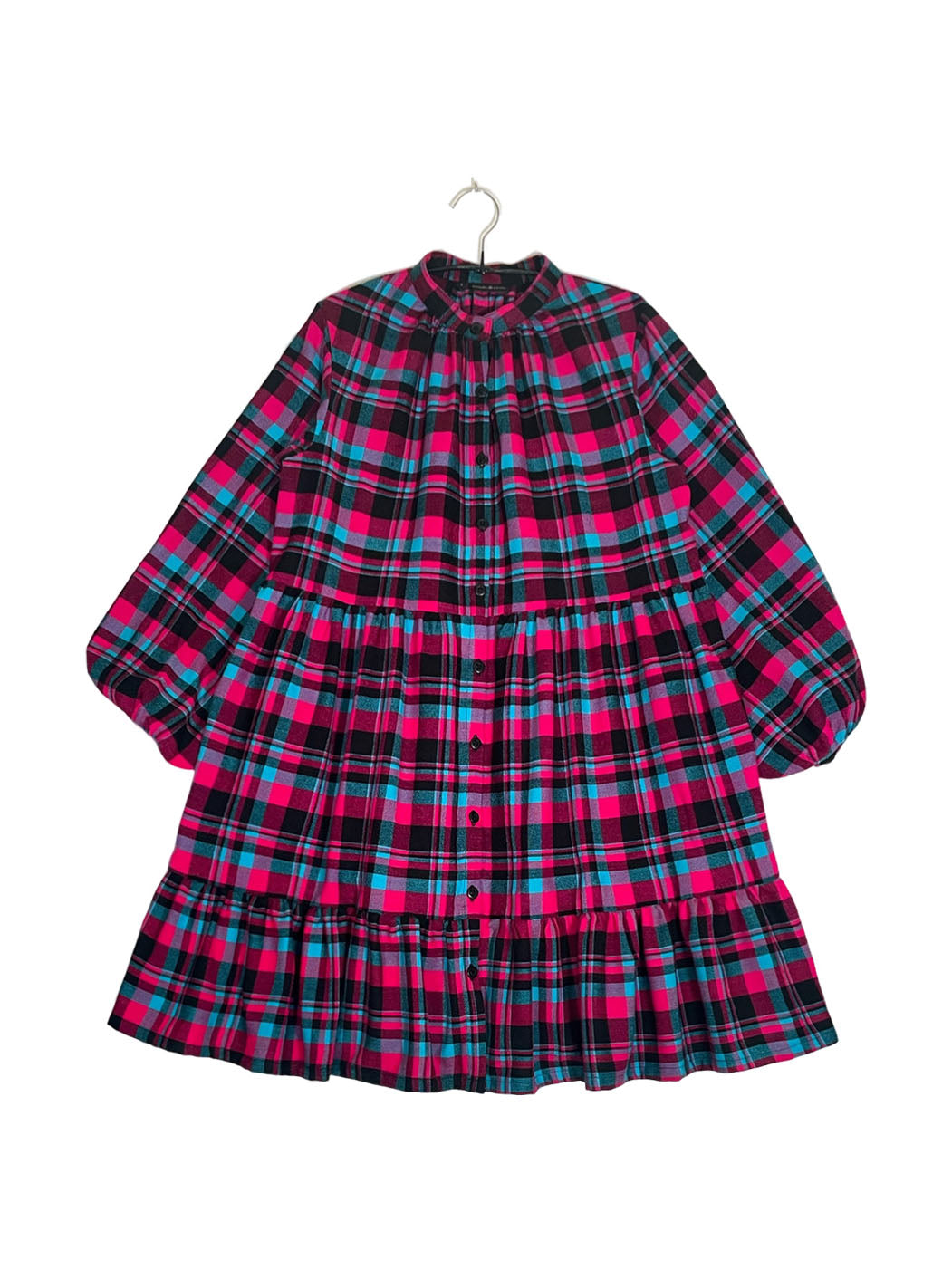 Maasai Shuka Shirt Dress - Short #51 <L>