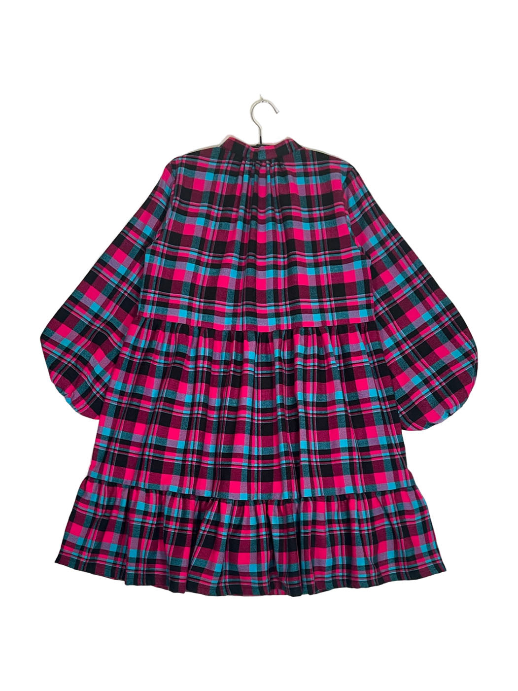 Maasai Shuka Shirt Dress - Short #51 <L>