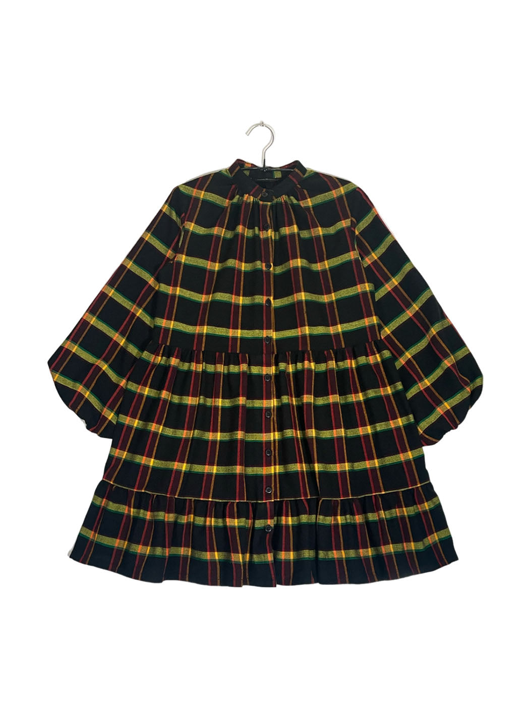 Maasai Shuka Shirt Dress - Short #34 <M>