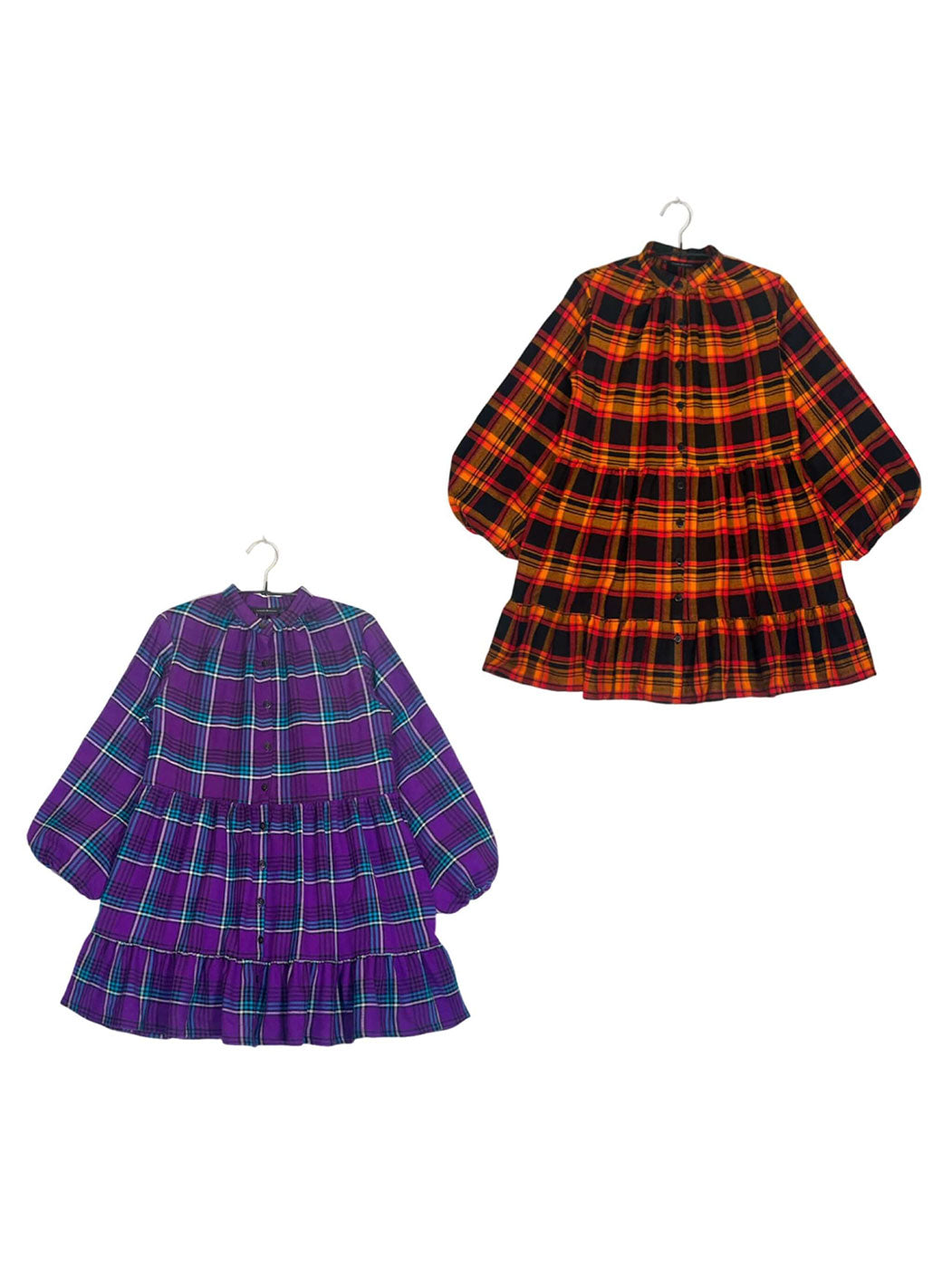 マサイシュカシャツワンピース ショート丈