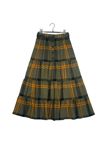 Maasai Shuka Tiered Skirt #16 <M>