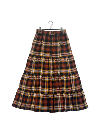 Maasai Shuka Tiered Skirt #79 <M>