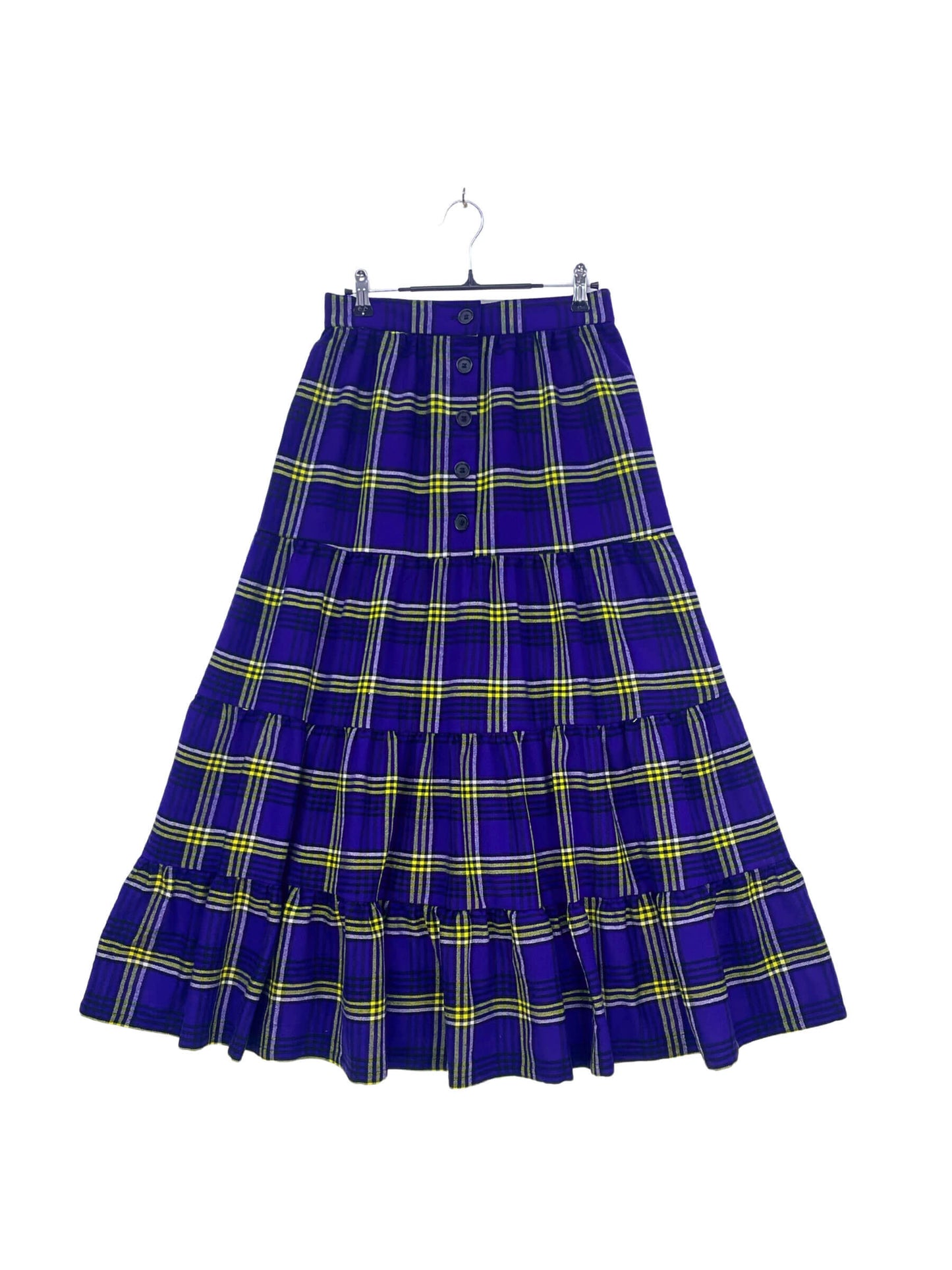 Maasai Shuka Tiered Skirt #29 <M>