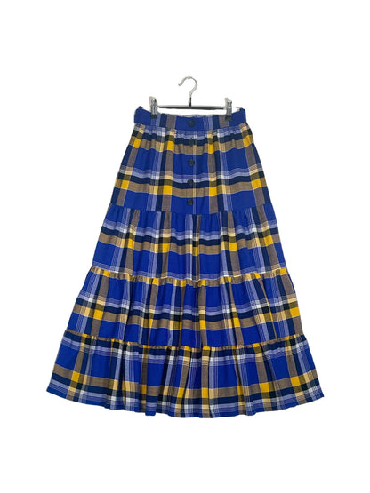 Maasai Shuka Tiered Skirt #37 <M>