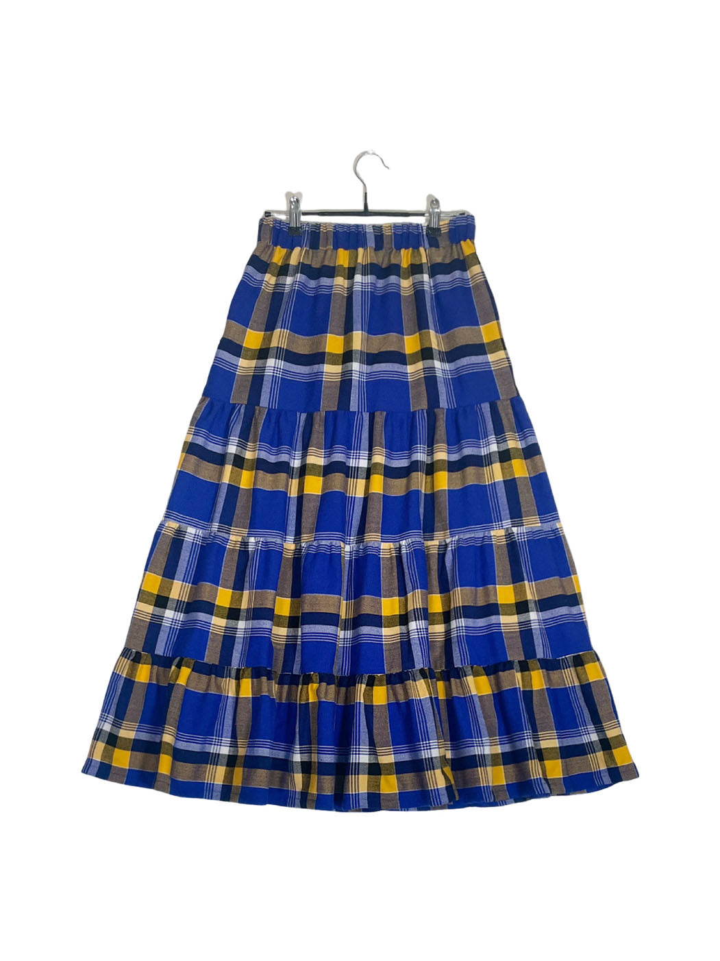 Maasai Shuka Tiered Skirt #37 <M>