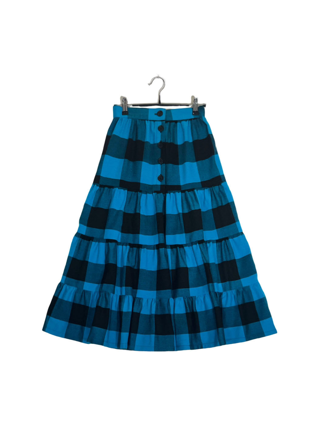 Maasai Shuka Tiered Skirt #33 <S>