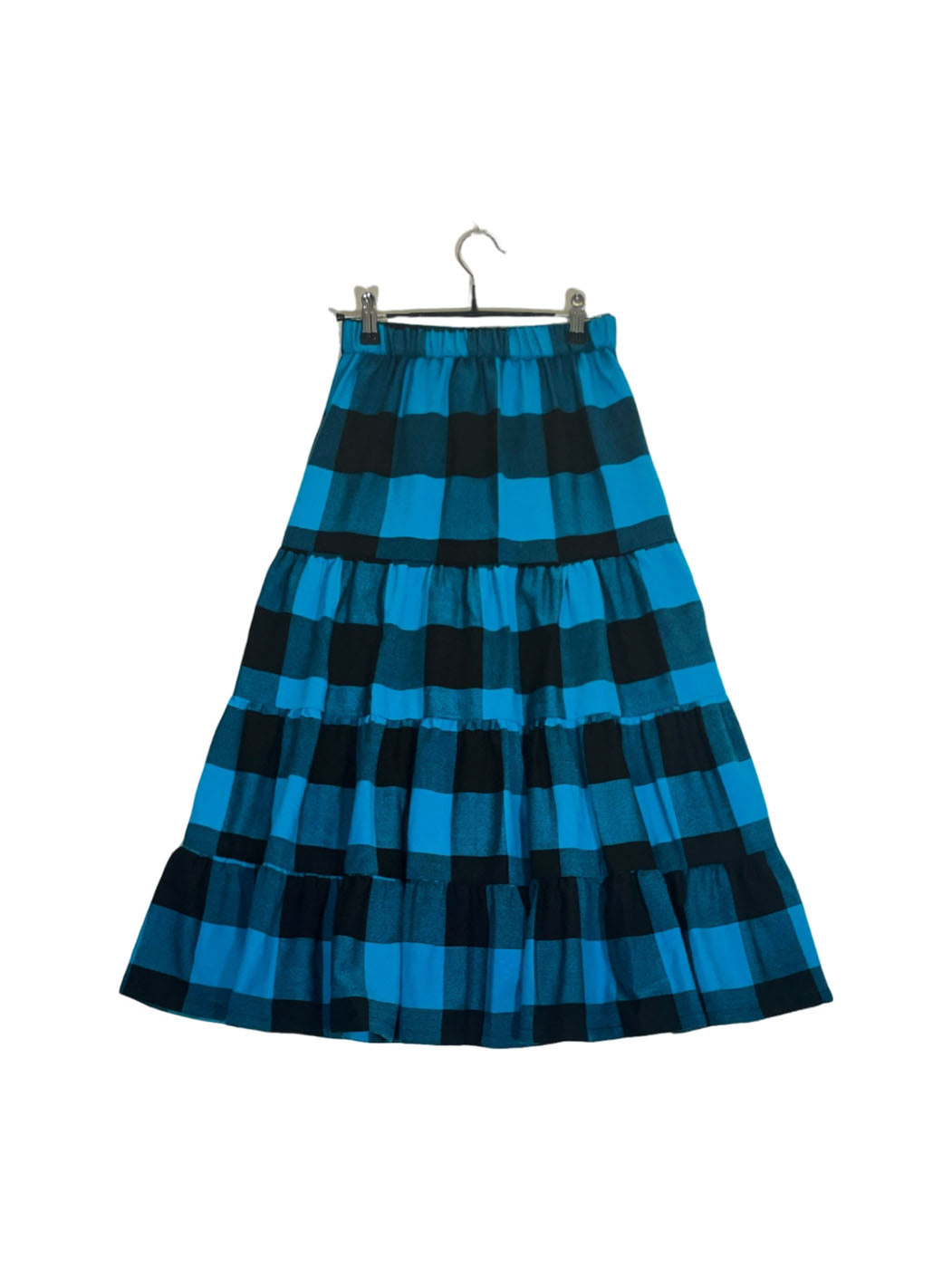 Maasai Shuka Tiered Skirt #33 <S>