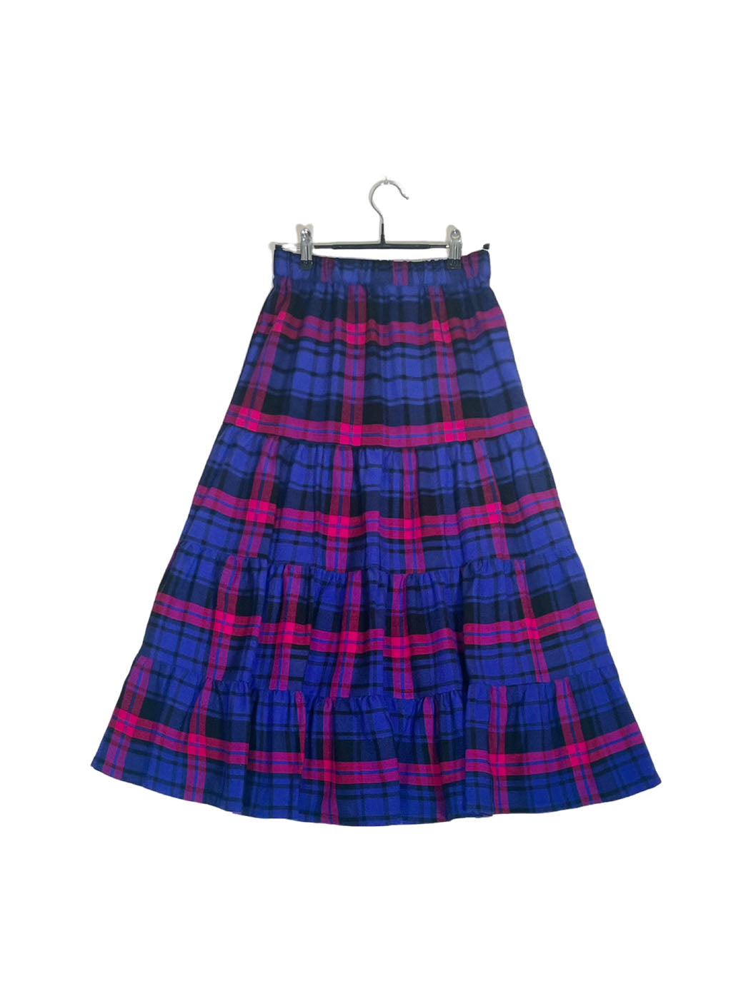 Maasai Shuka Tiered Skirt #42 <S>