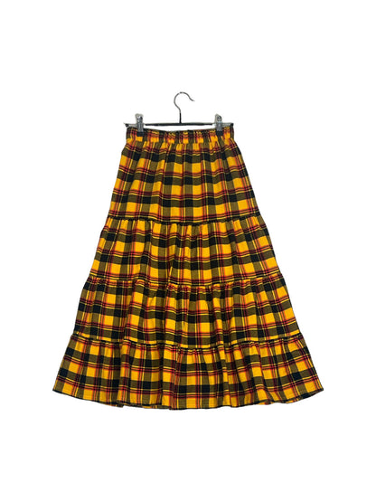 Maasai Shuka Tiered Skirt #64 <S>