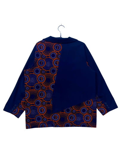 Patchwork Blazer Jacket