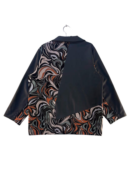 Patchwork Blazer Jacket