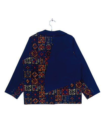 Patchwork Blazer Jacket