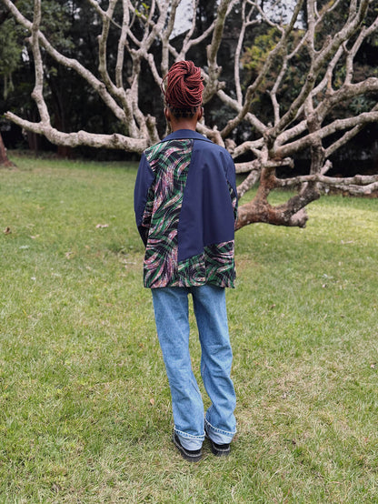 Patchwork Blazer Jacket