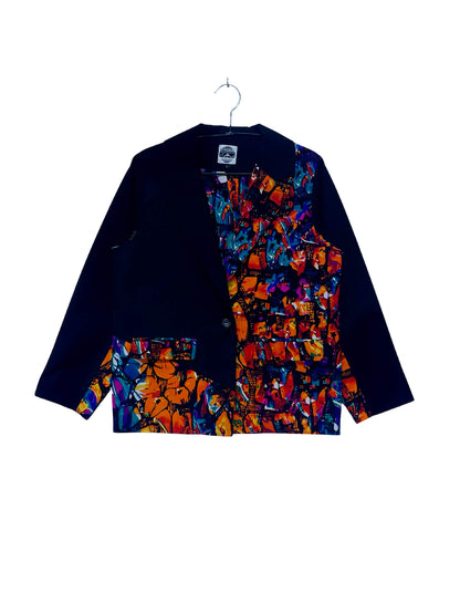 Patchwork Blazer Jacket