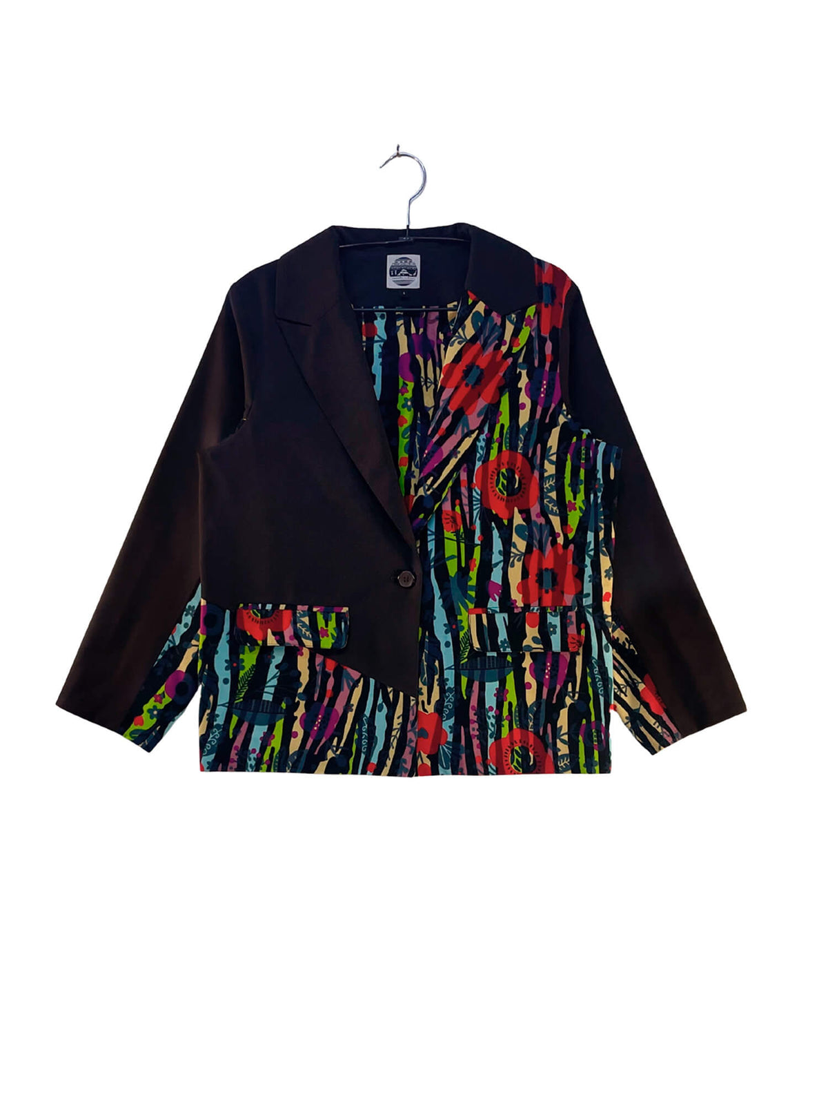 Patchwork Blazer Jacket
