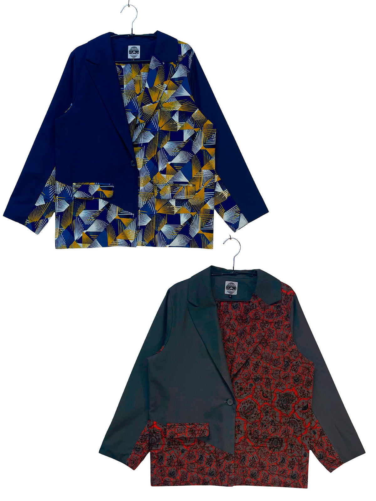 Patchwork Blazer Jacket