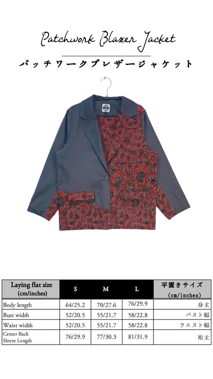 Patchwork Blazer Jacket