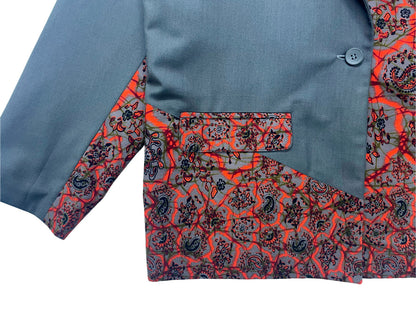 Patchwork Blazer Jacket
