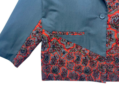 Patchwork Blazer Jacket