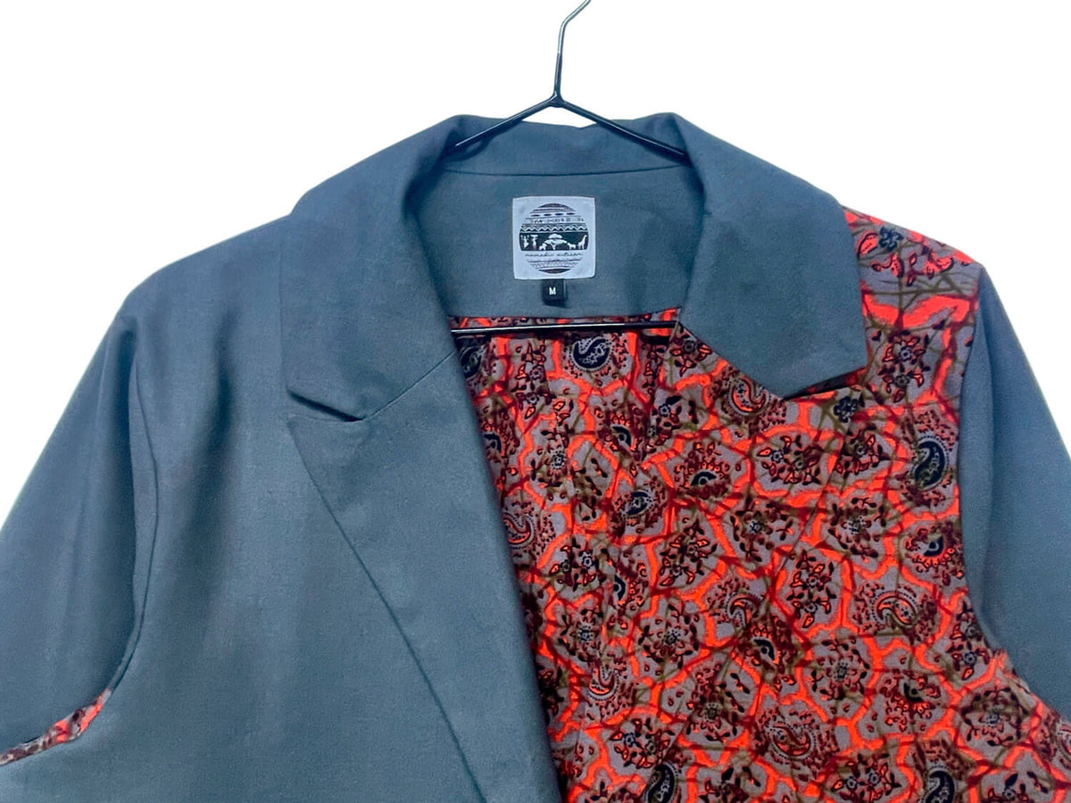 Patchwork Blazer Jacket