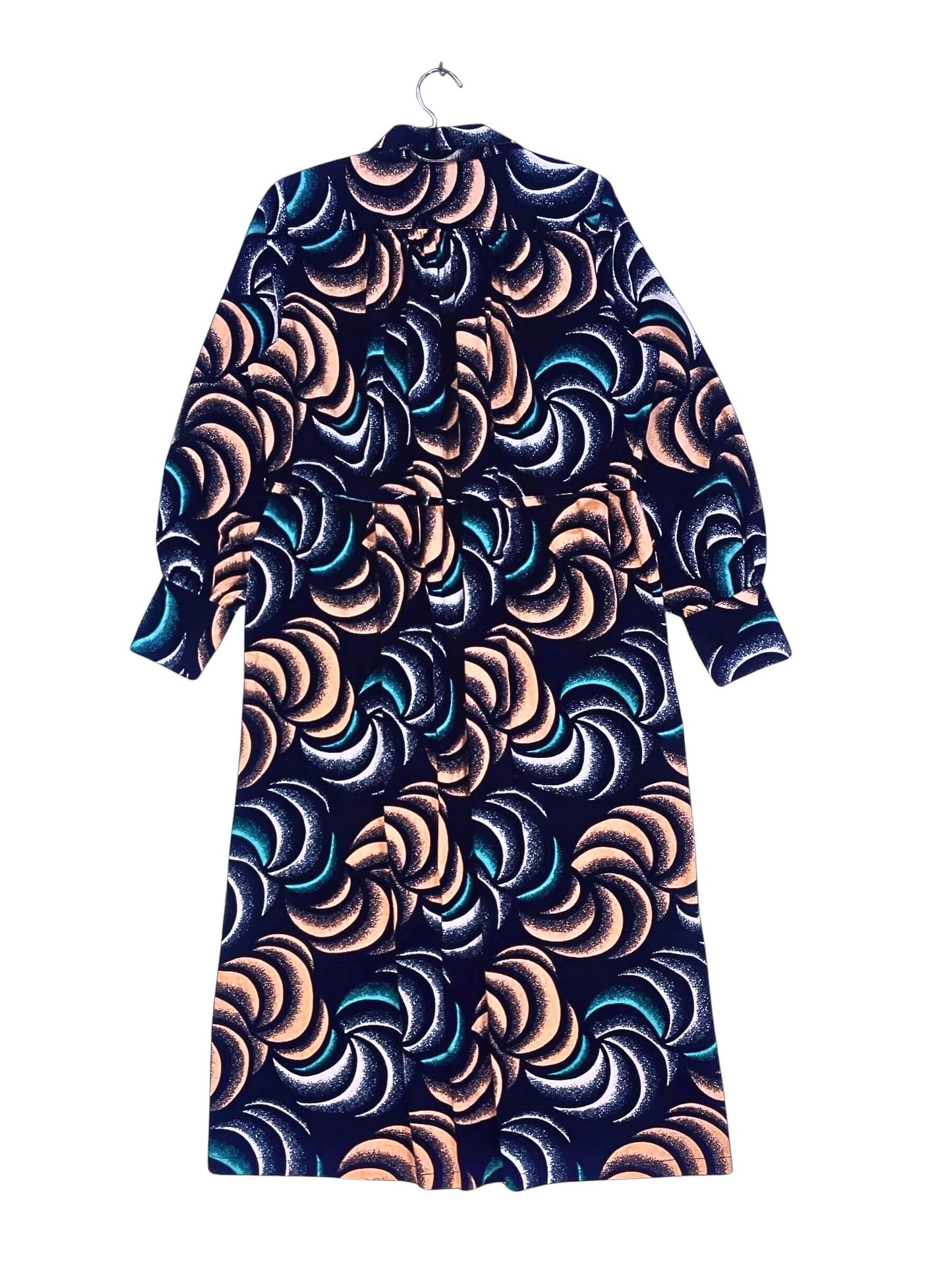 Pleated Shirt Dress #859 <L>