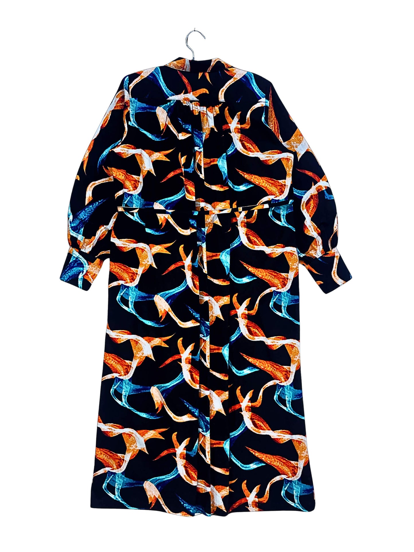 Pleated Shirt Dress #853 <L>