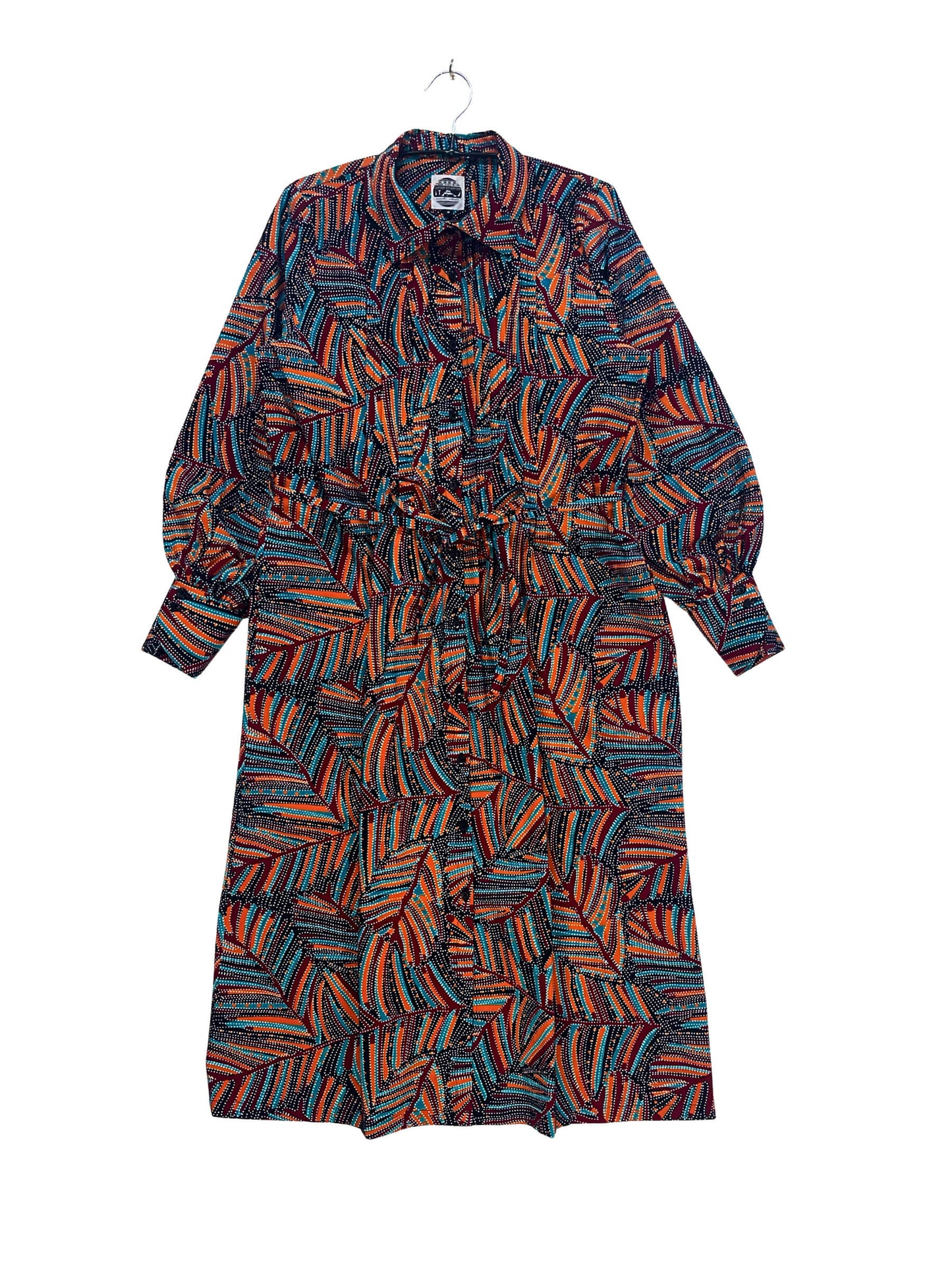Pleated Shirt Dress #389 <M>