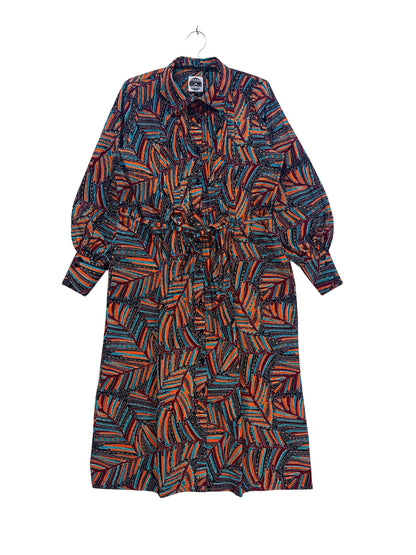 Pleated Shirt Dress #389 <M>