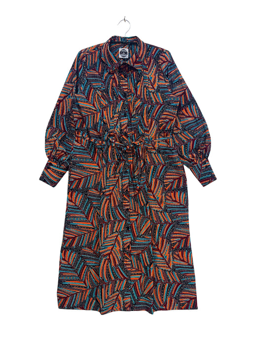 Pleated Shirt Dress #389 <M>