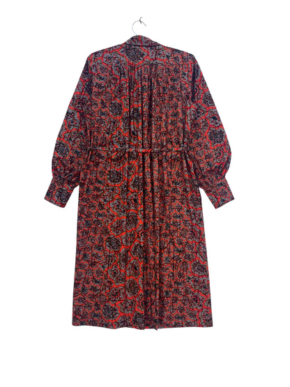 Pleated Shirt Dress #838 <S>